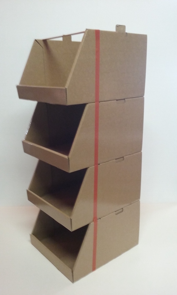 gavetas cajas de cartón de doble capa, apilables, ideal almacenaje